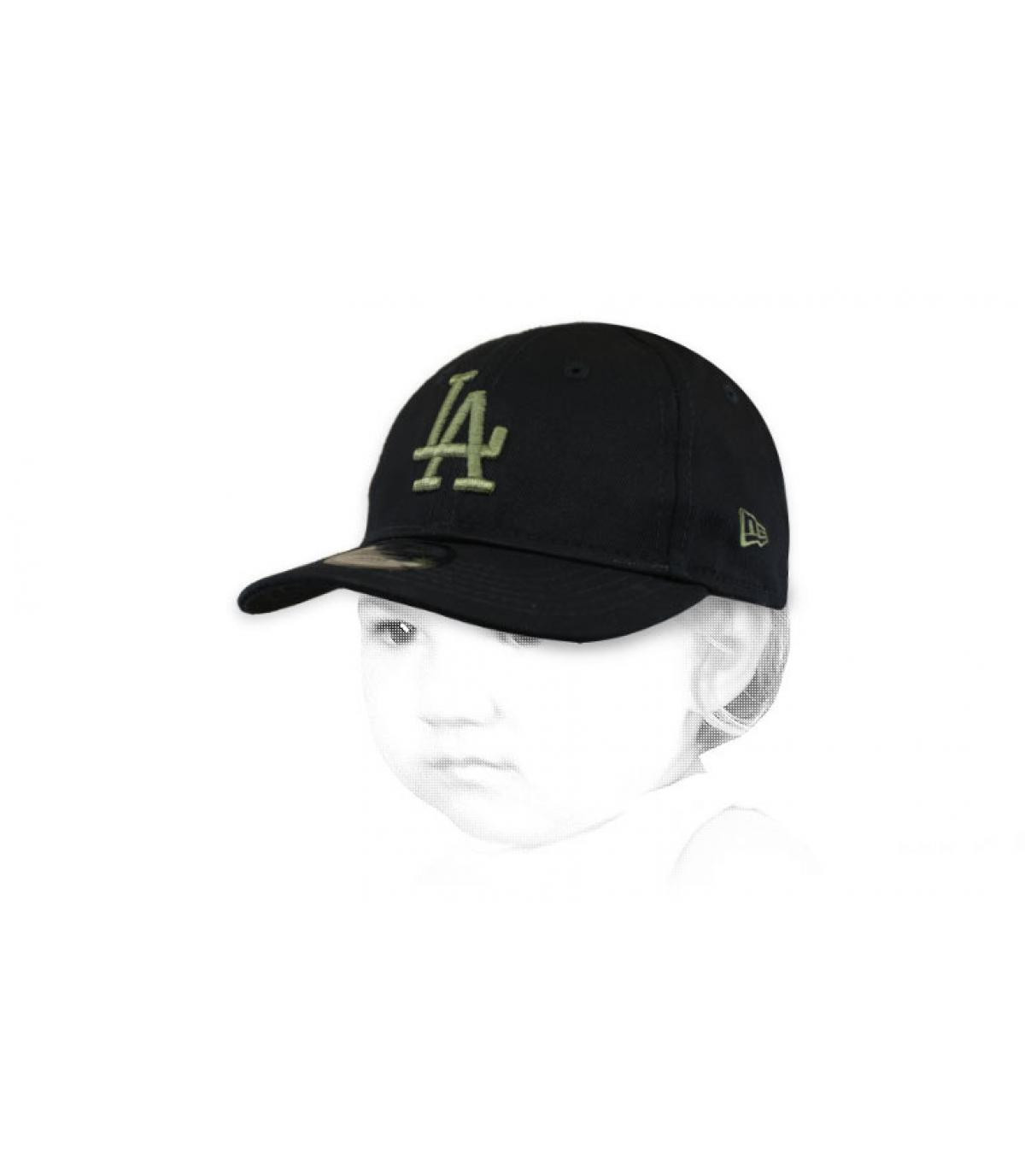 black LA baby cap Baby Ess 940 NY black olive